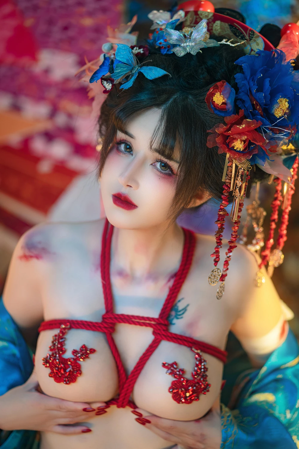 Cosplay 鹿八岁 – 花魁の末路 - P33