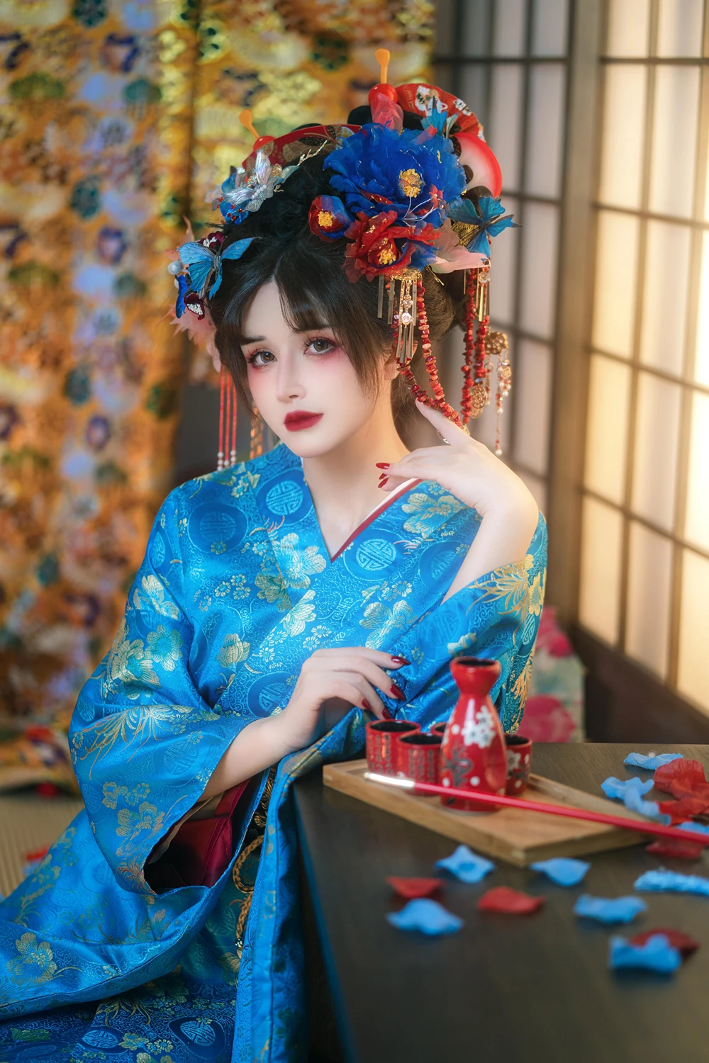 Cosplay 鹿八岁 – 花魁の末路 - P3