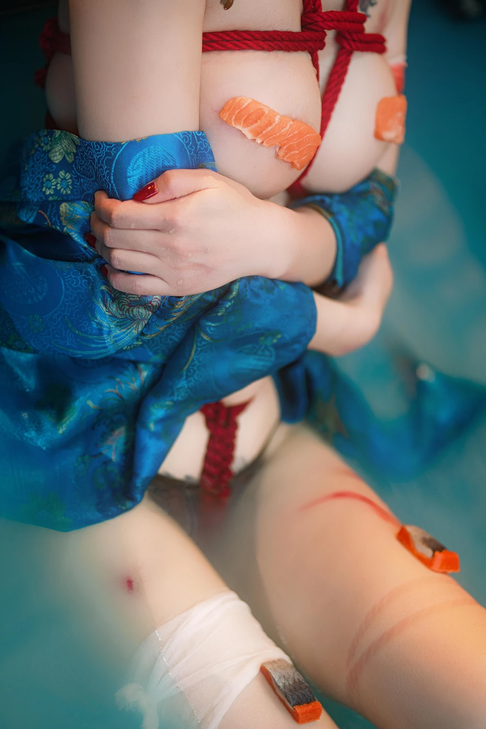 Cosplay 鹿八岁 – 花魁の末路 - P79