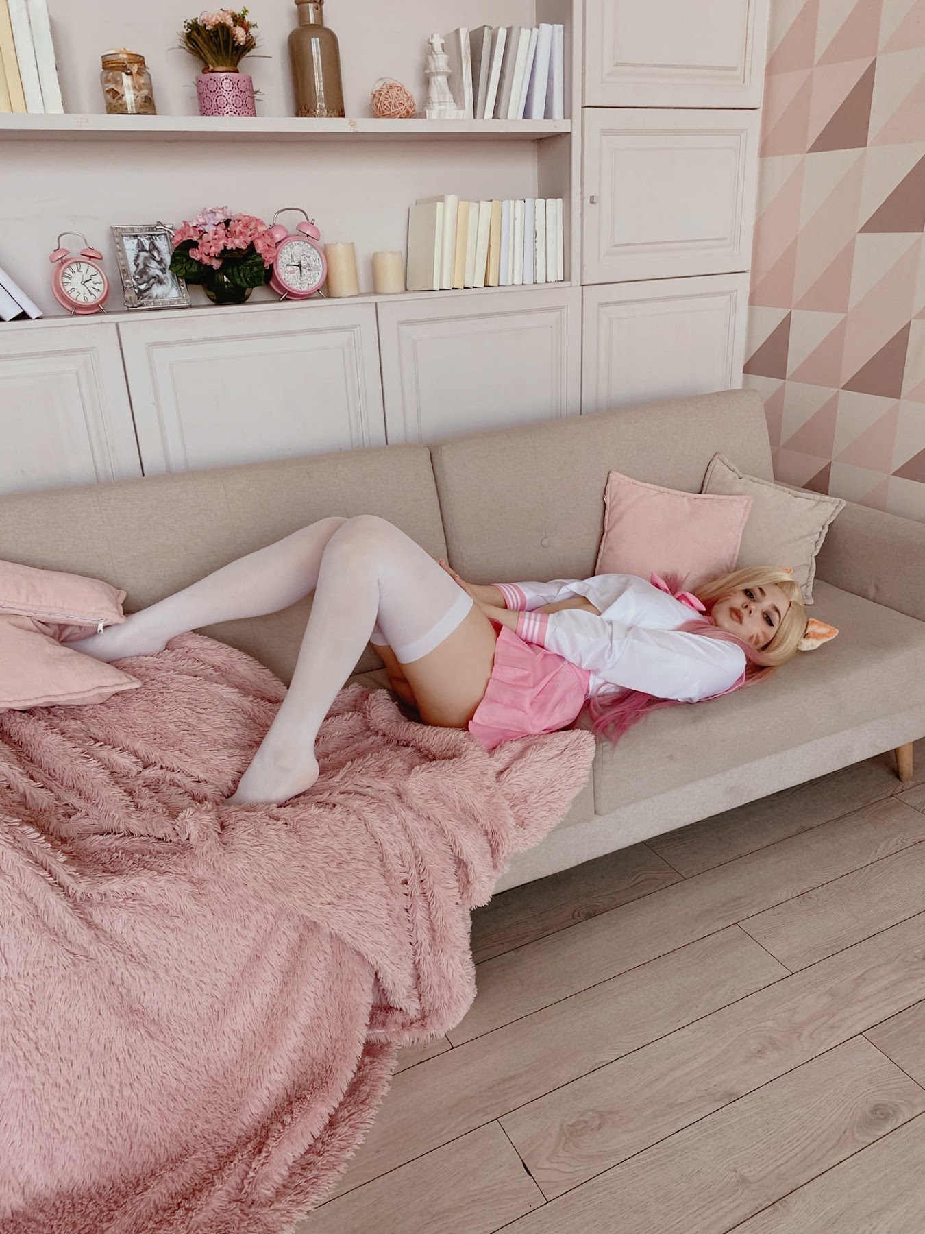 Coser@Alina Becker – Ahri Schoolgirl - P27