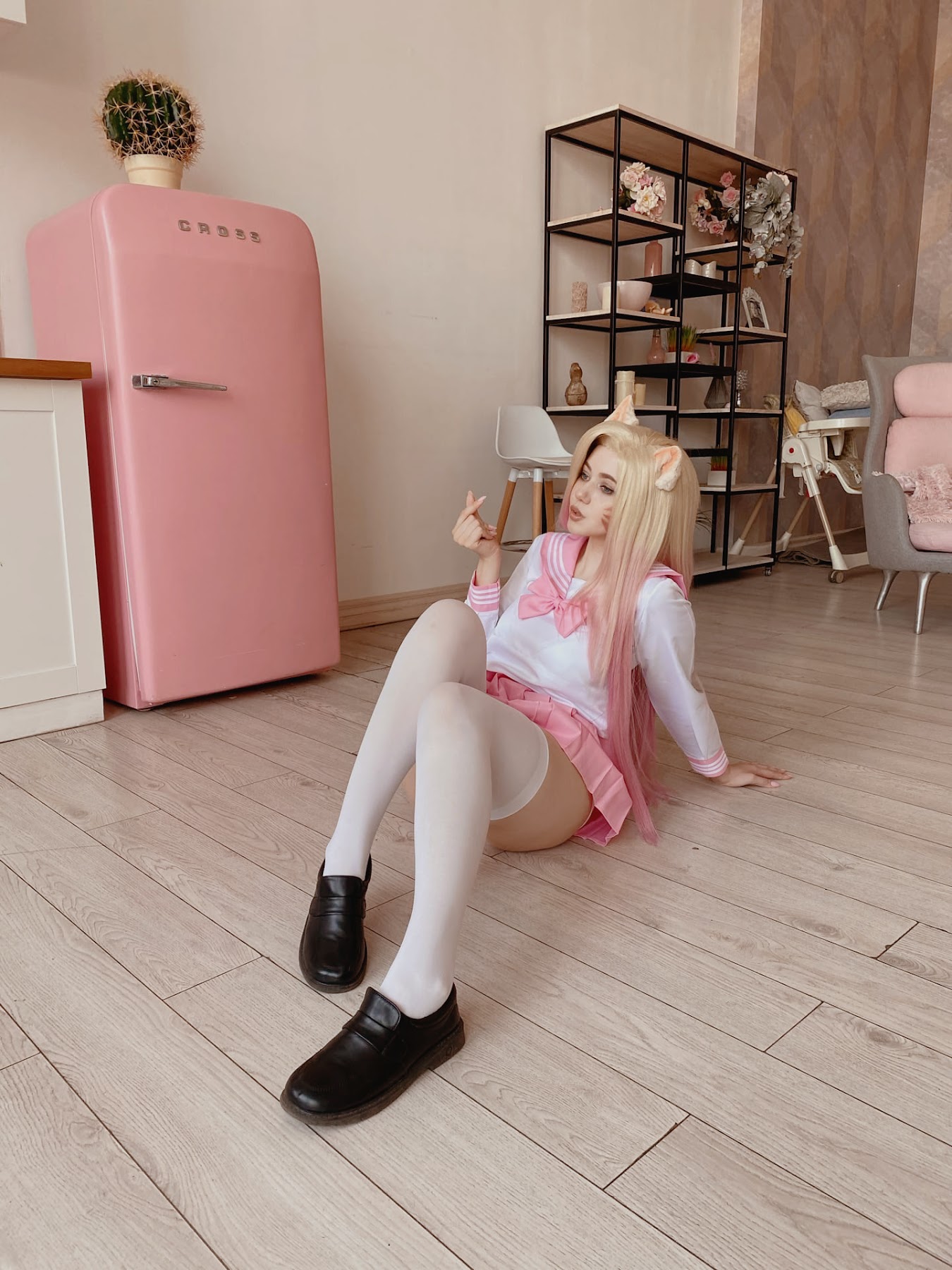 Coser@Alina Becker – Ahri Schoolgirl - P64