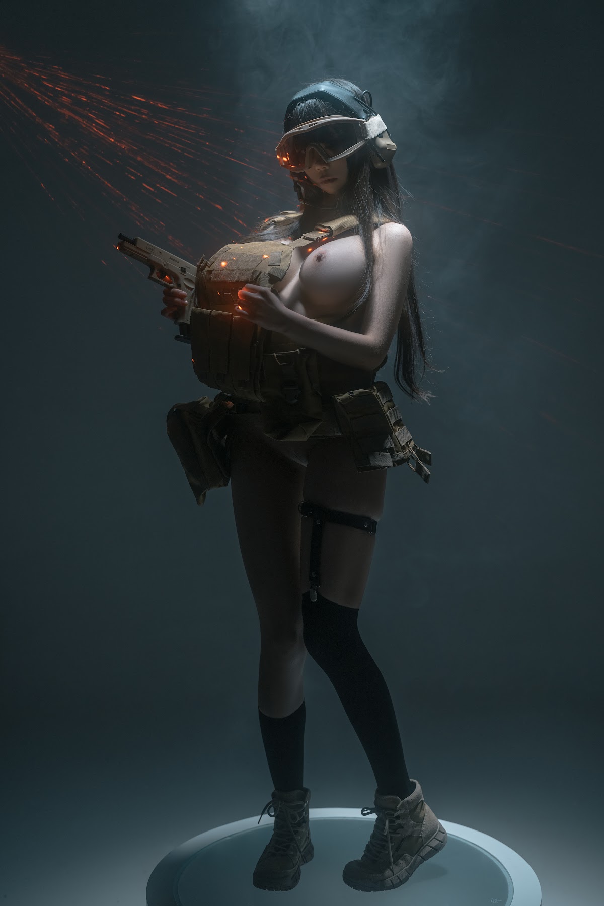 Coser@铁手叫兽 – 会员花絮 战术套装 - P37