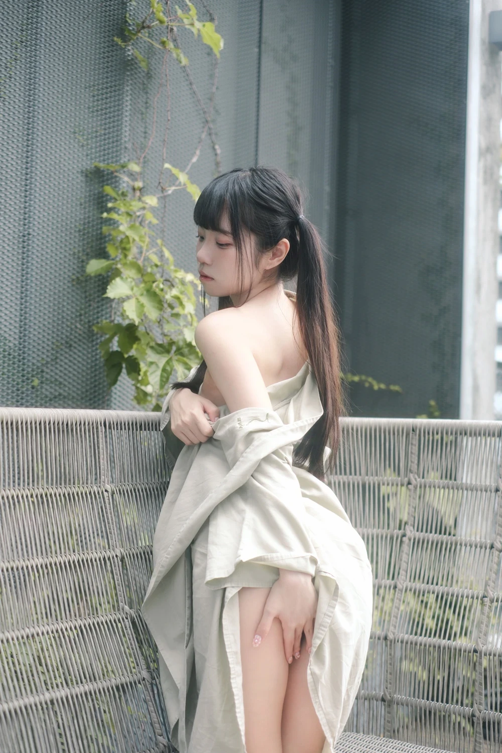 Cosplay 可可小白兔 – 在陽台做壞事的小兔兔 - P54