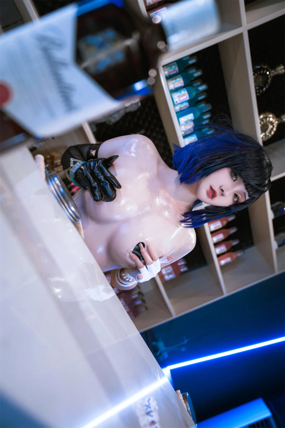 Cosplay Natsuko夏夏子 – 原神 夜兰兔女郎 - P41