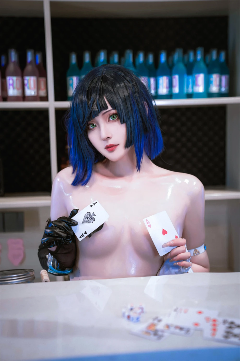 Cosplay Natsuko夏夏子 – 原神 夜兰兔女郎 - P43