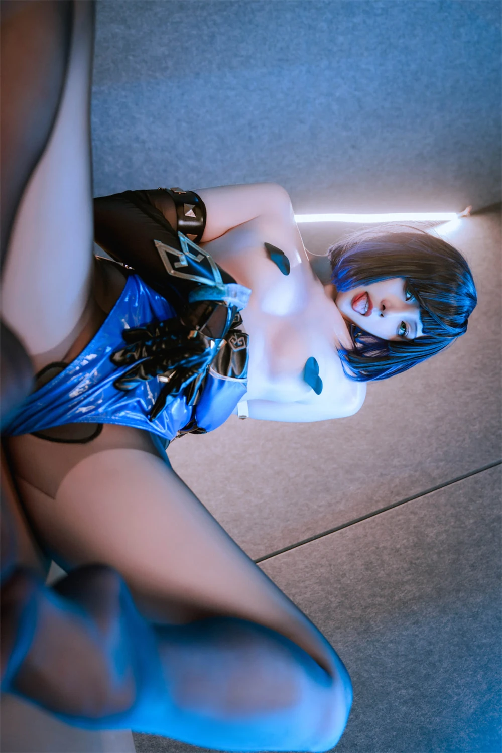 Cosplay Natsuko夏夏子 – 原神 夜兰兔女郎 - P59