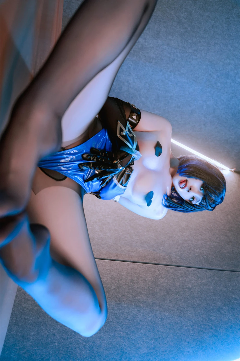 Cosplay Natsuko夏夏子 – 原神 夜兰兔女郎 - P60