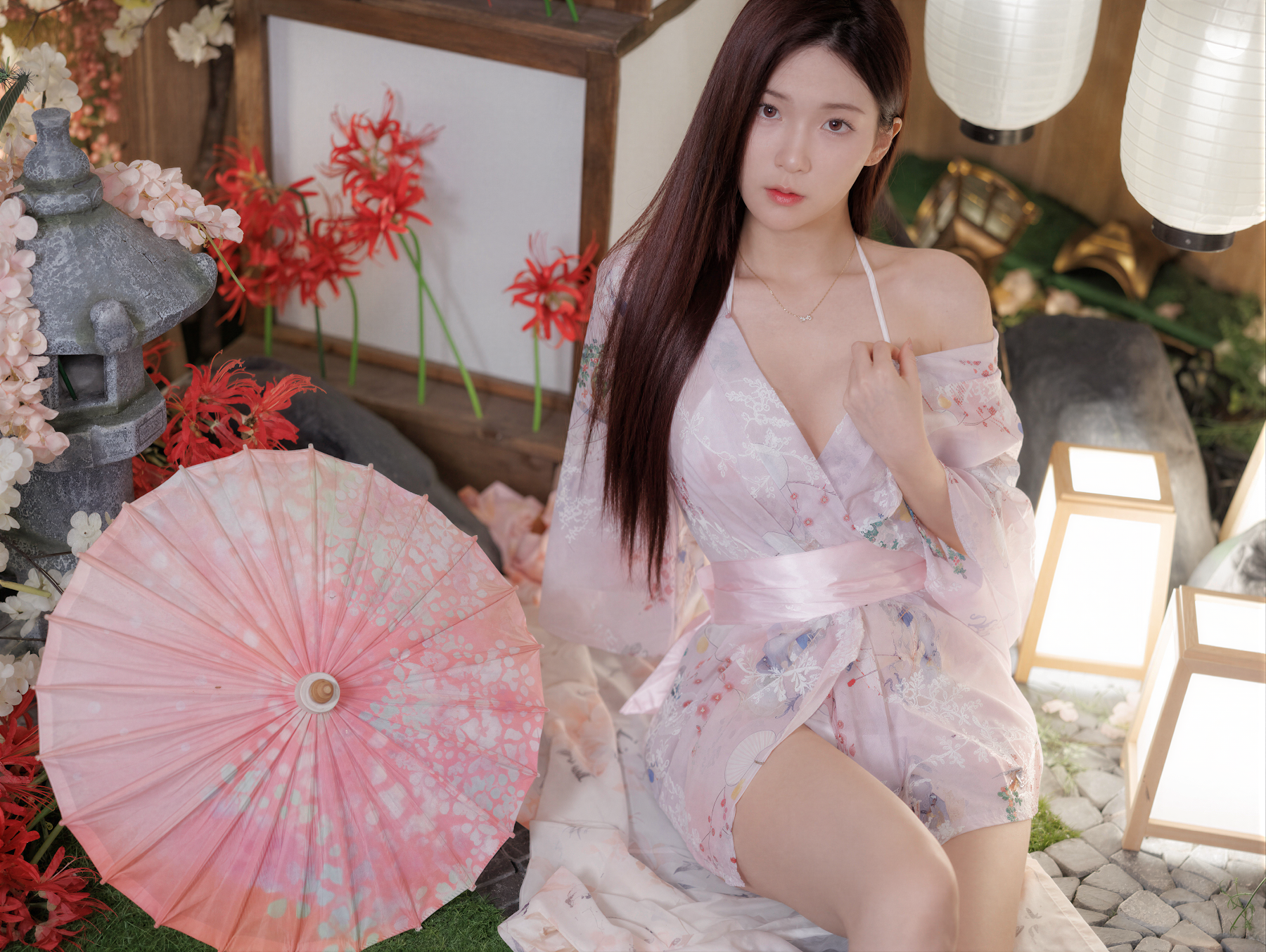 [Bimilstory] Hayun (하윤) – Vol.16 Cherry Blossom Date - P14