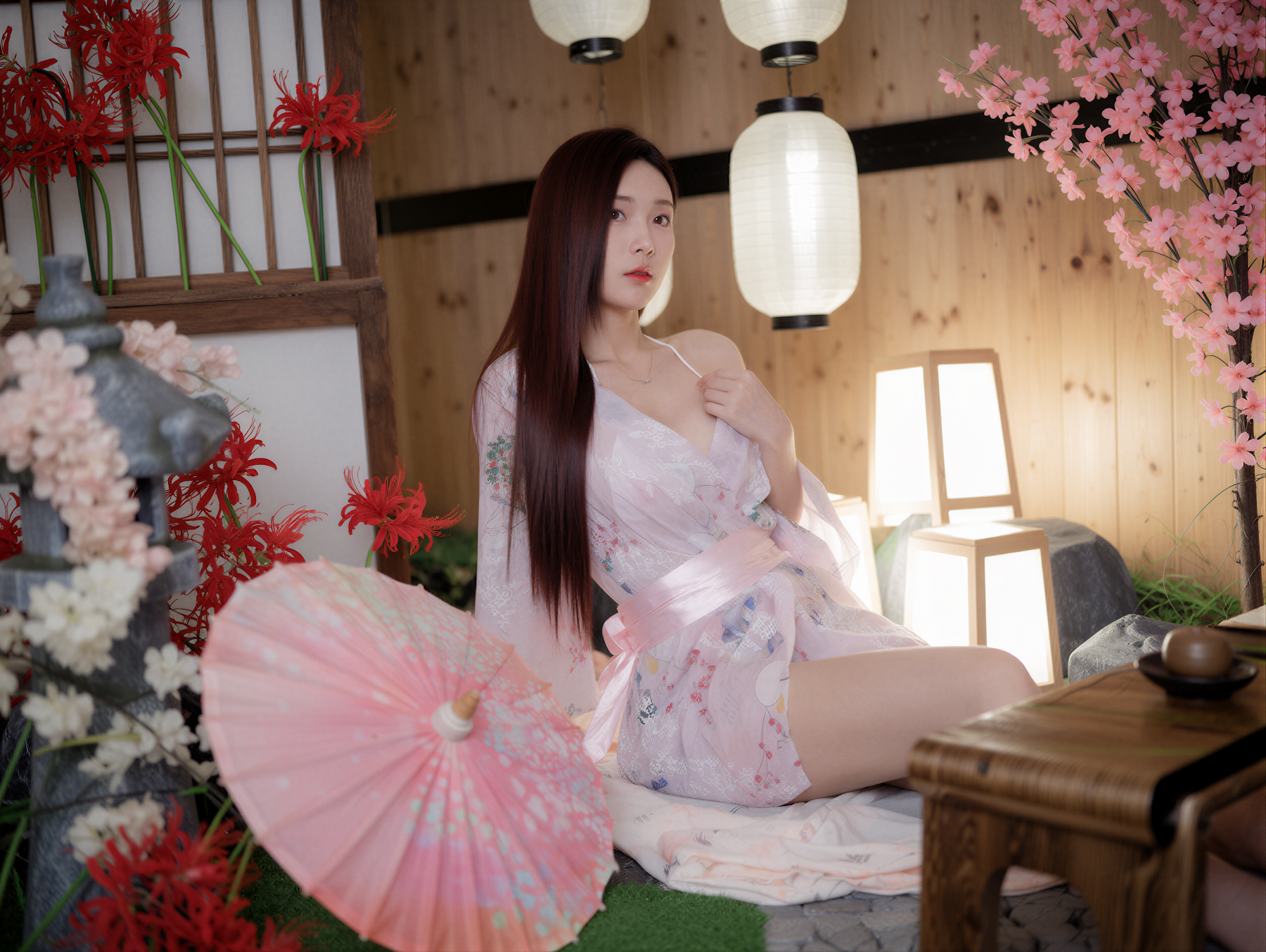 [Bimilstory] Hayun (하윤) – Vol.16 Cherry Blossom Date - P1