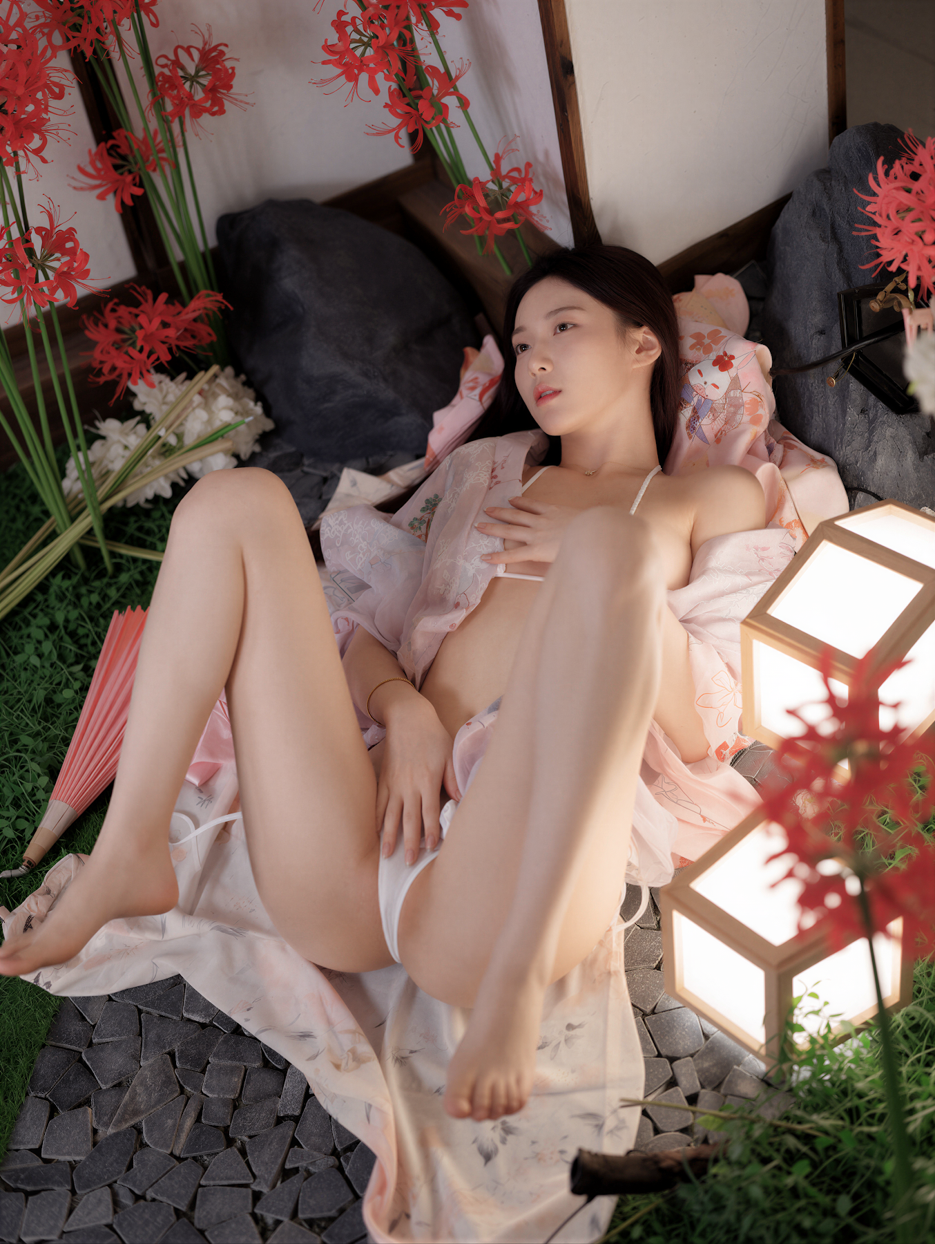 [Bimilstory] Hayun (하윤) – Vol.16 Cherry Blossom Date - P47
