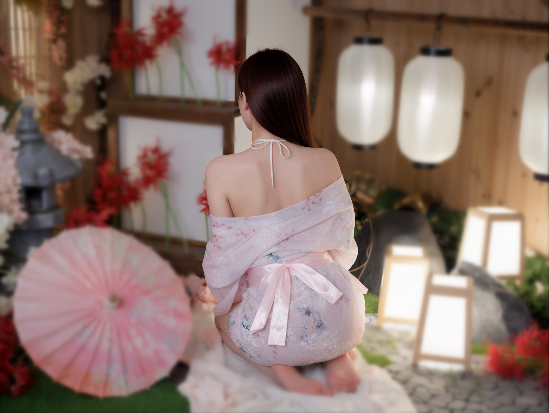 [Bimilstory] Hayun (하윤) – Vol.16 Cherry Blossom Date - P57