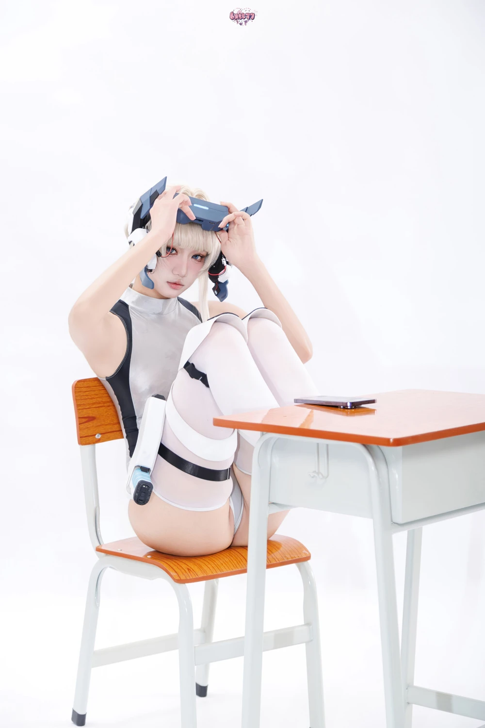 Cosplay 柒柒要乖哦 – 蔚蓝档案 飞鸟马时 竞泳 - P1