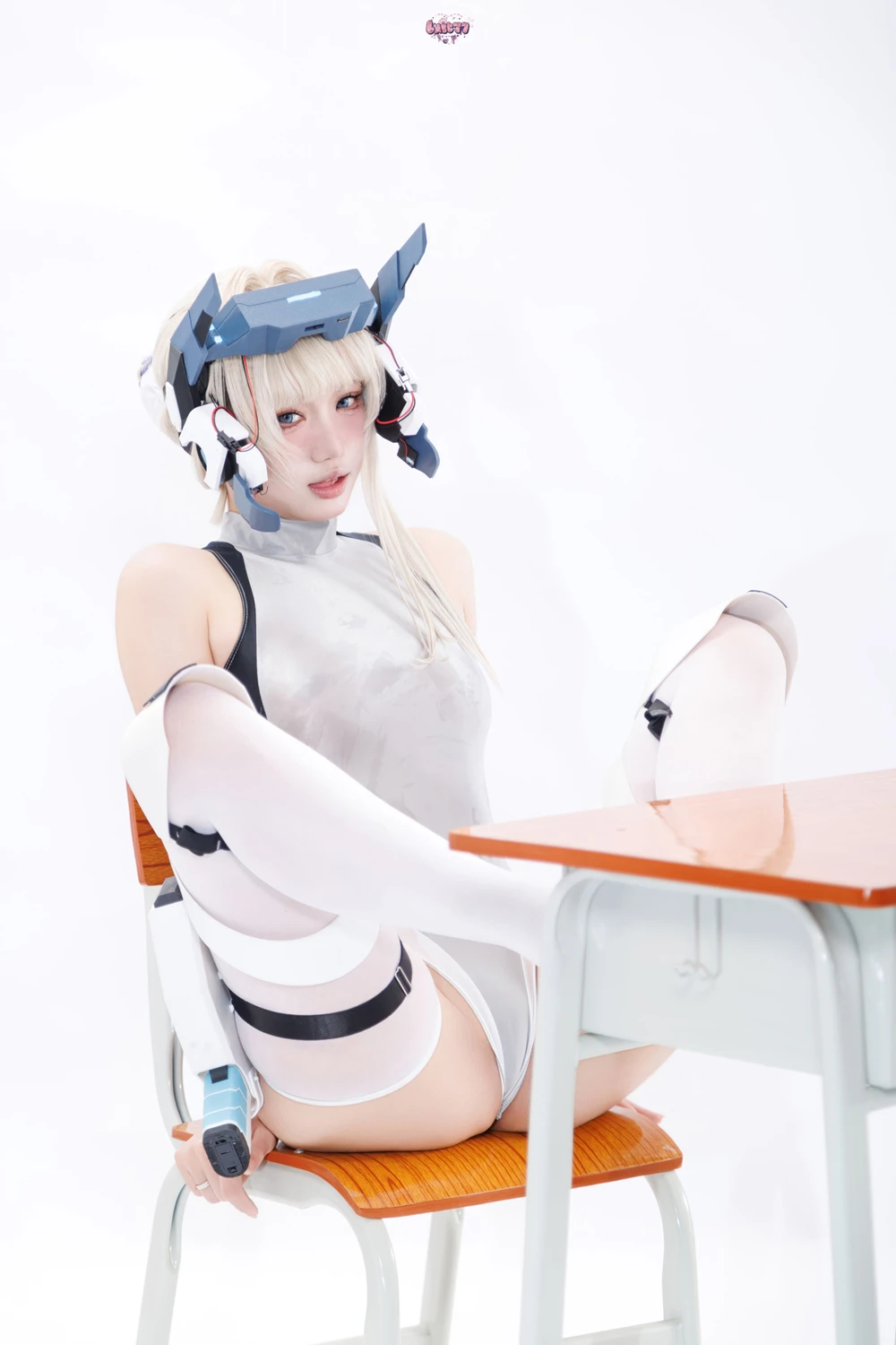 Cosplay 柒柒要乖哦 – 蔚蓝档案 飞鸟马时 竞泳 - P2