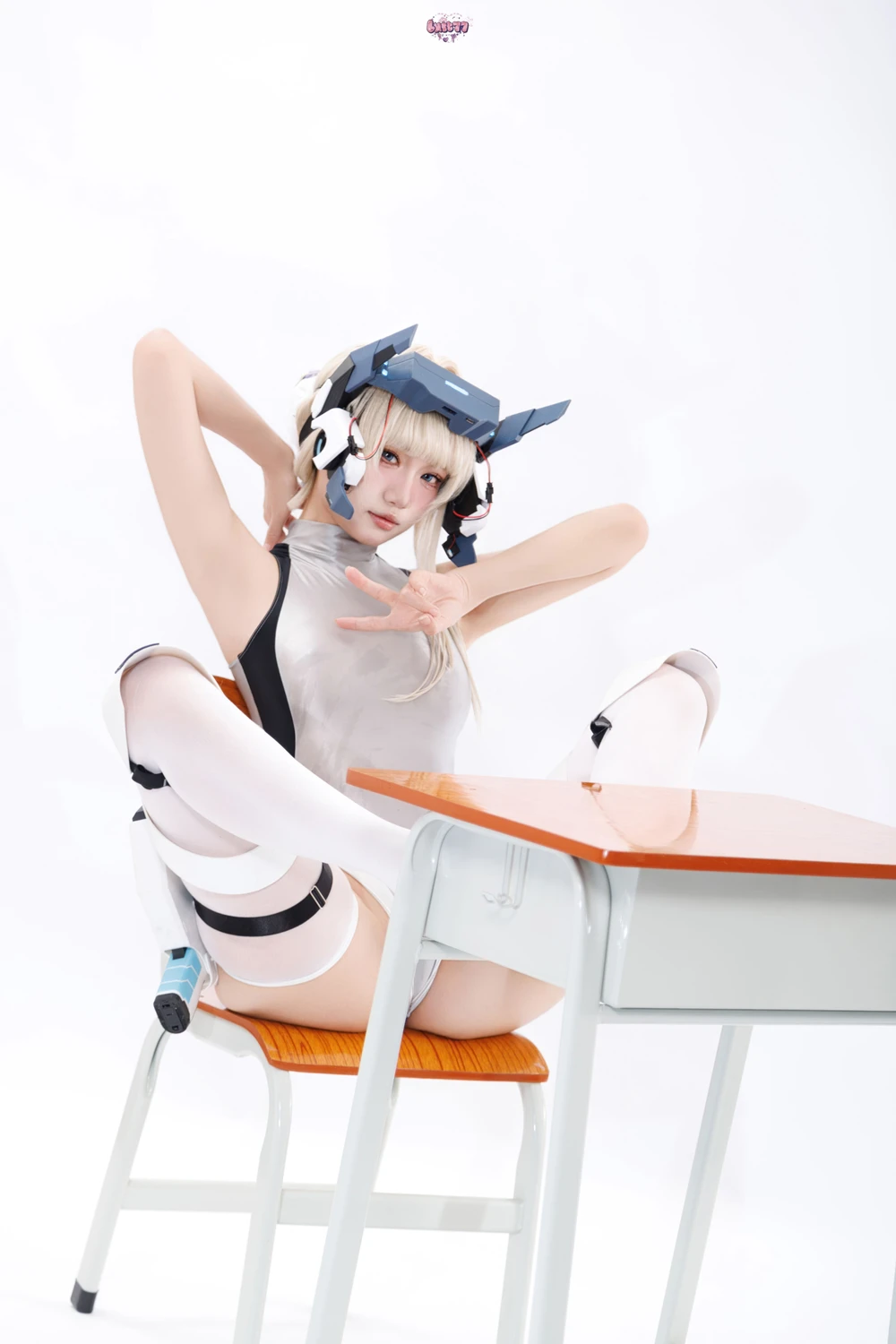 Cosplay 柒柒要乖哦 – 蔚蓝档案 飞鸟马时 竞泳 - P3