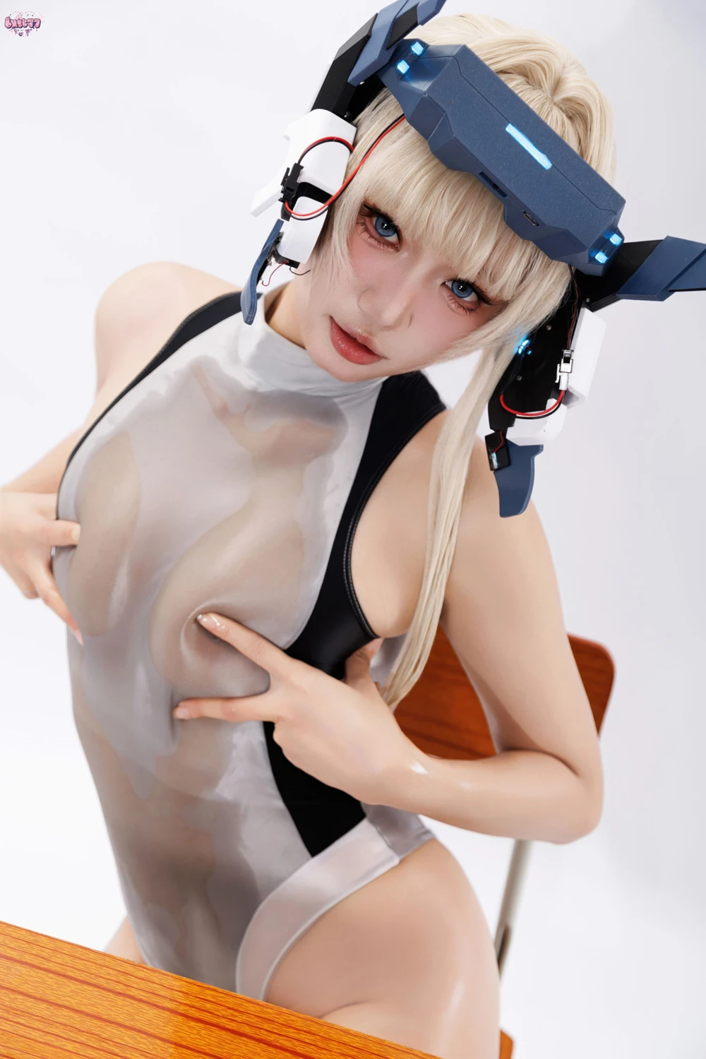 Cosplay 柒柒要乖哦 – 蔚蓝档案 飞鸟马时 竞泳 - P40