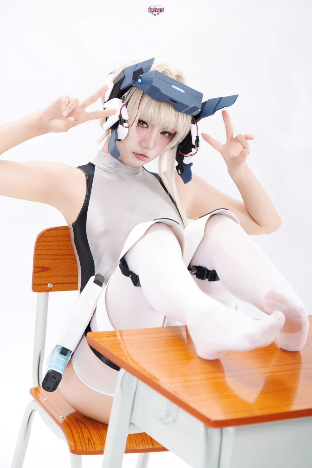 Cosplay 柒柒要乖哦 – 蔚蓝档案 飞鸟马时 竞泳 - P4