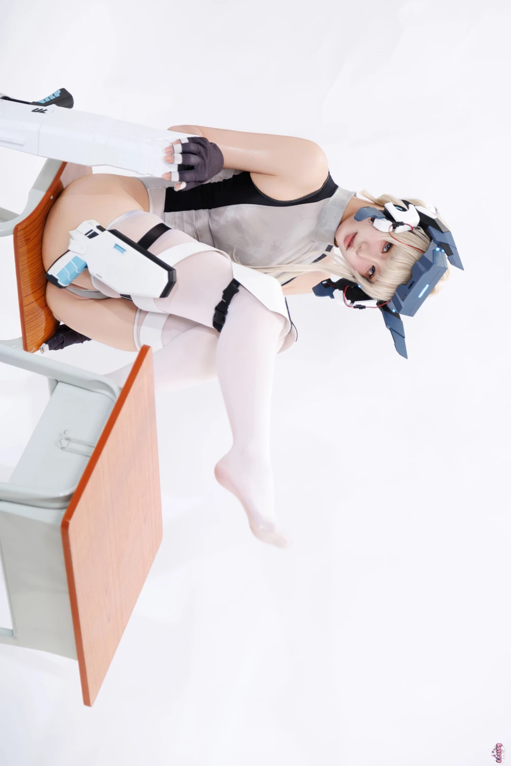 Cosplay 柒柒要乖哦 – 蔚蓝档案 飞鸟马时 竞泳 - P6