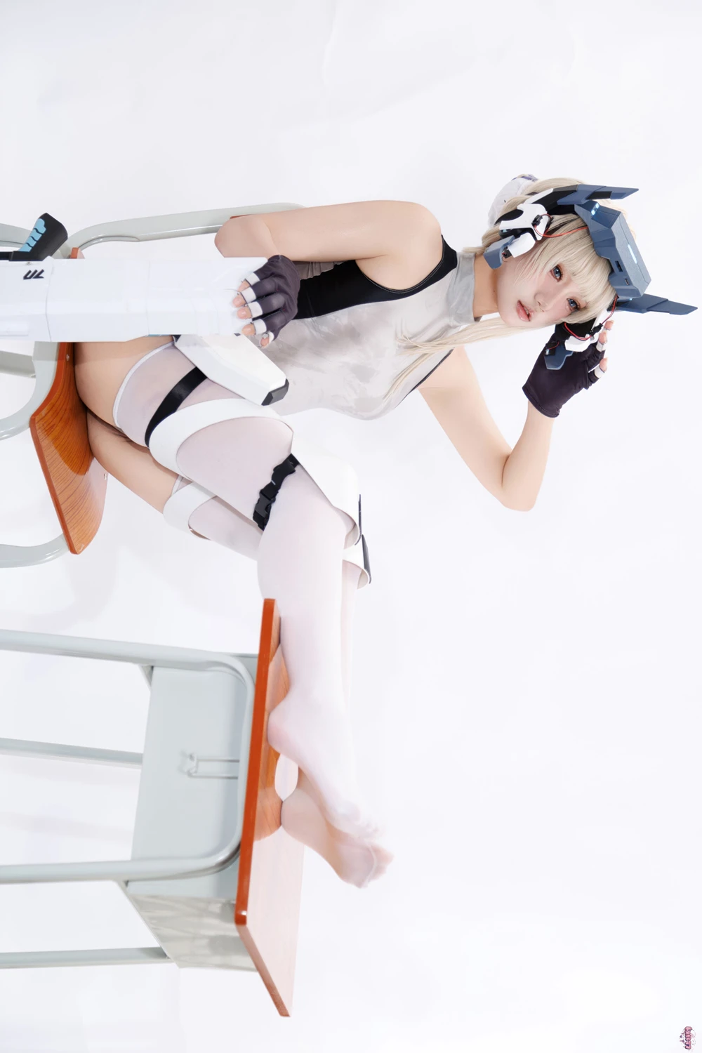 Cosplay 柒柒要乖哦 – 蔚蓝档案 飞鸟马时 竞泳 - P8