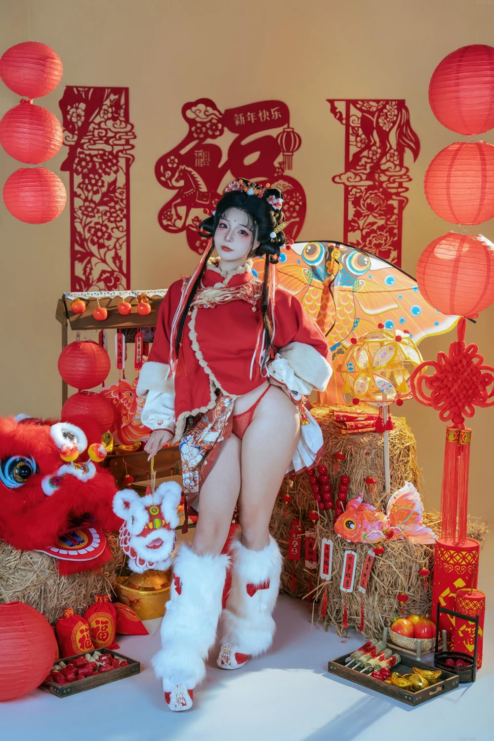 Cosplay Yuuhui玉汇 – 2026新春特辑 醒狮少女 - P23