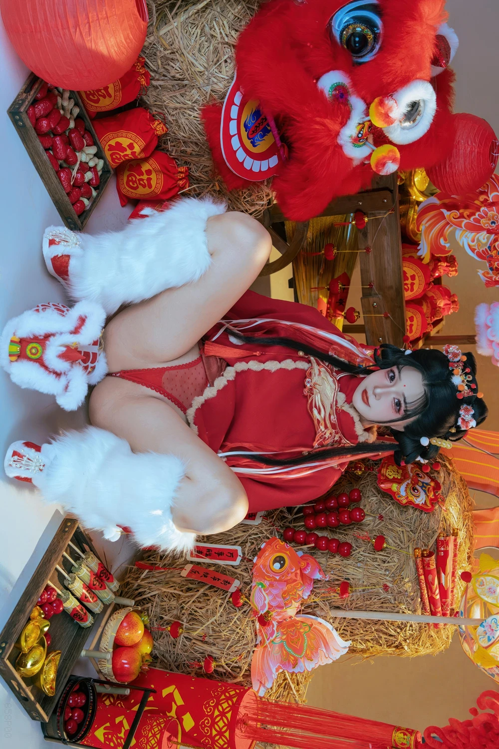 Cosplay Yuuhui玉汇 – 2026新春特辑 醒狮少女 - P26