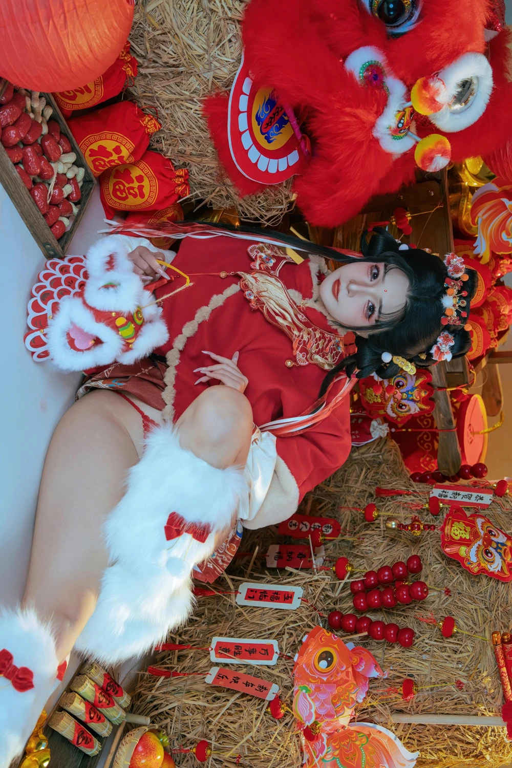 Cosplay Yuuhui玉汇 – 2026新春特辑 醒狮少女 - P28