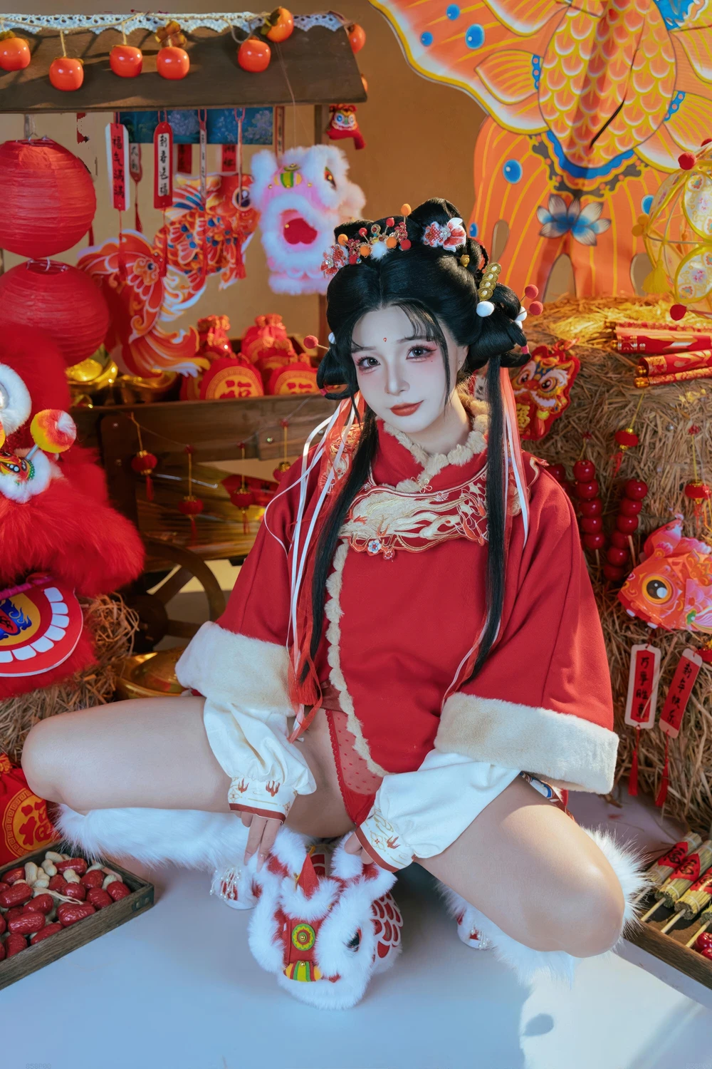 Cosplay Yuuhui玉汇 – 2026新春特辑 醒狮少女 - P29