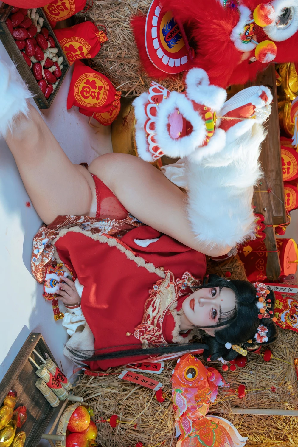 Cosplay Yuuhui玉汇 – 2026新春特辑 醒狮少女 - P30