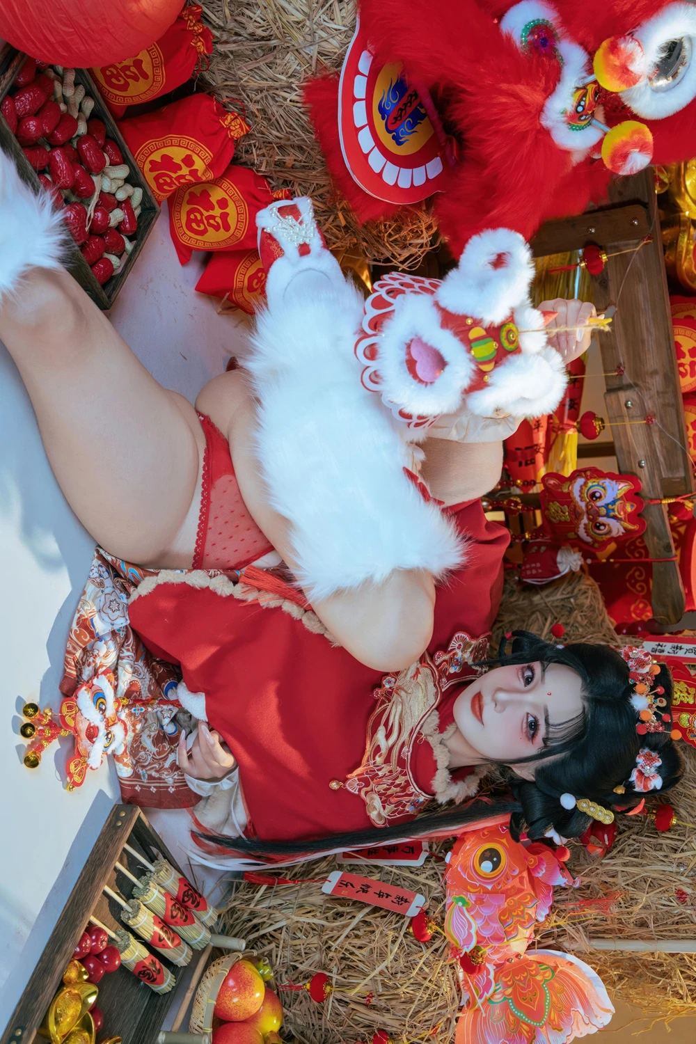 Cosplay Yuuhui玉汇 – 2026新春特辑 醒狮少女 - P31