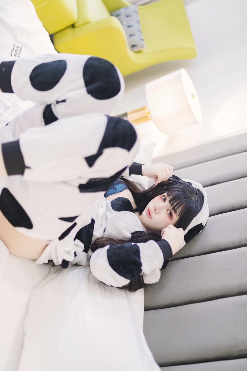 Cosplay 落落Raku – 奶牛Milky & 白衣小猫Kitten - P18