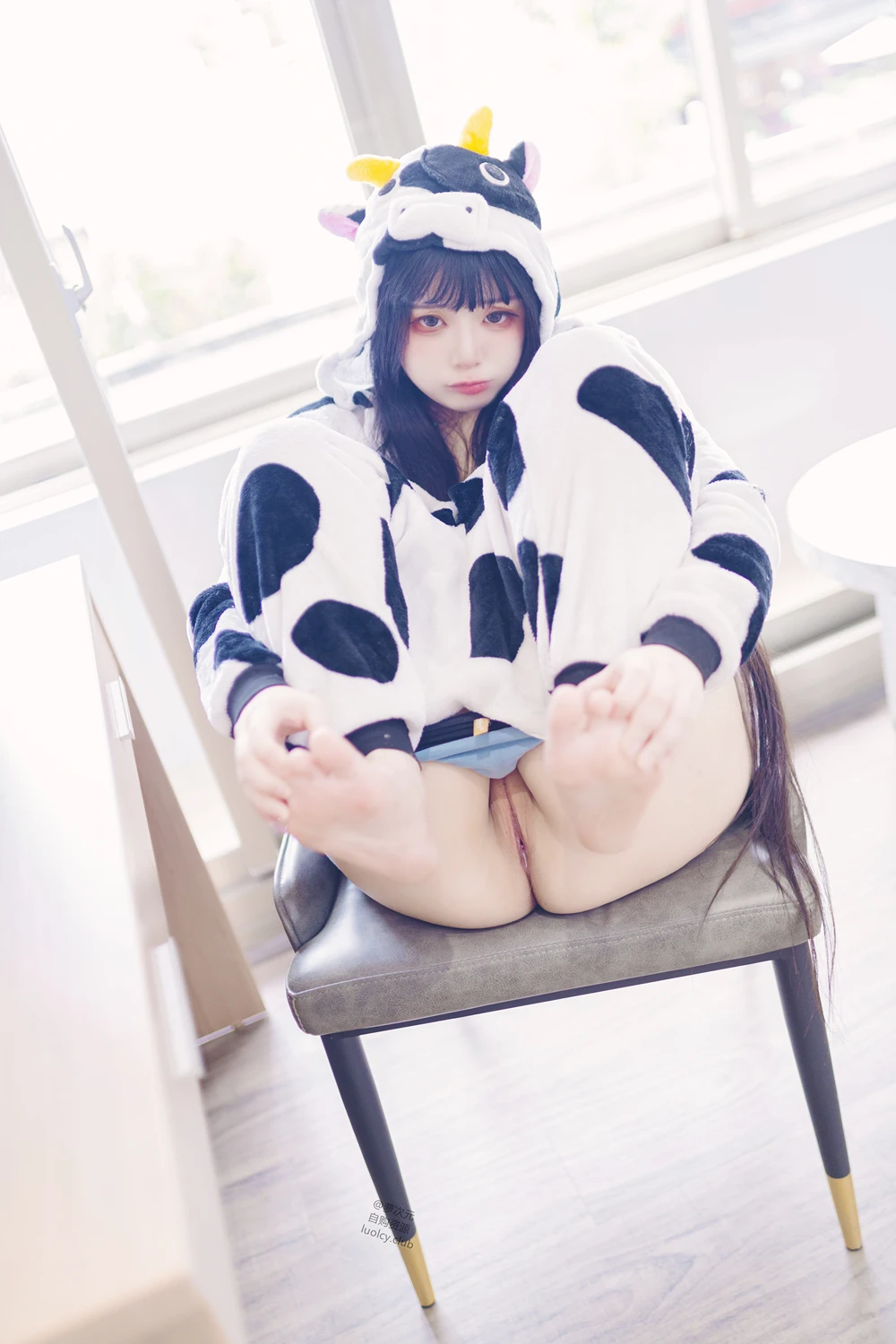 Cosplay 落落Raku – 奶牛Milky & 白衣小猫Kitten - P20