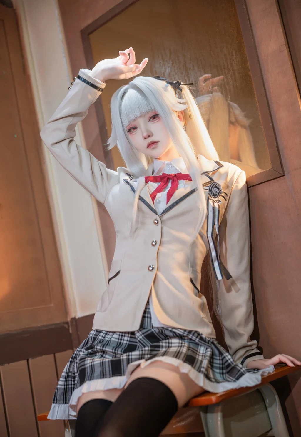 Coser@大大卷卷小卷: 美少女万华镜 篝之雾枝校服 (29 photos) - P21