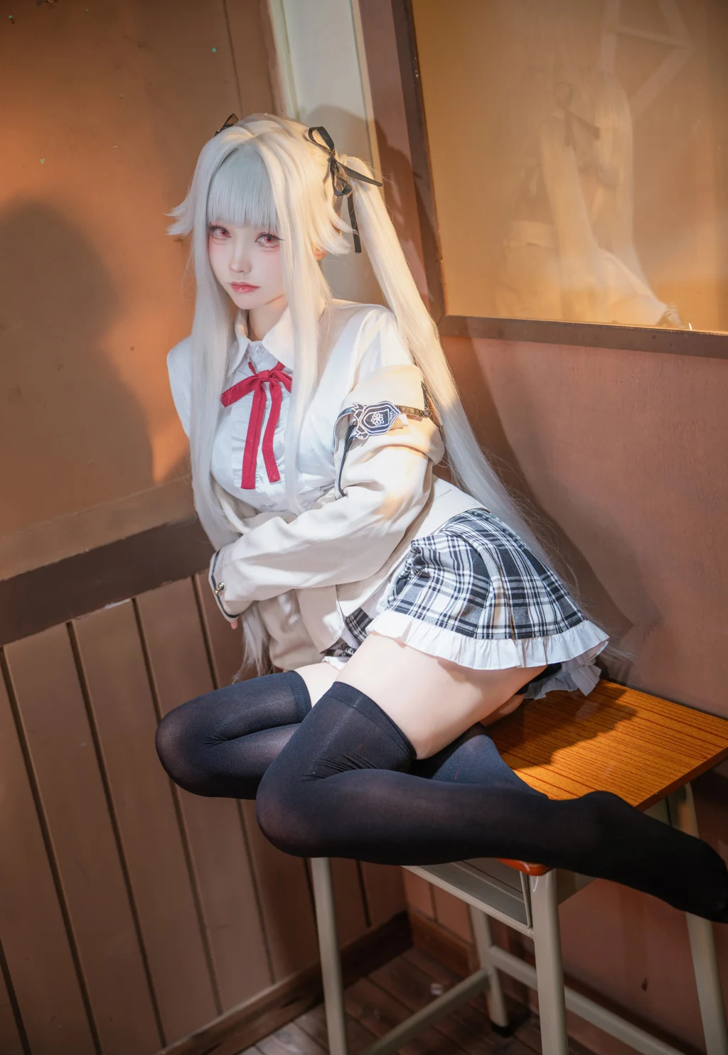 Coser@大大卷卷小卷: 美少女万华镜 篝之雾枝校服 (29 photos) - P3