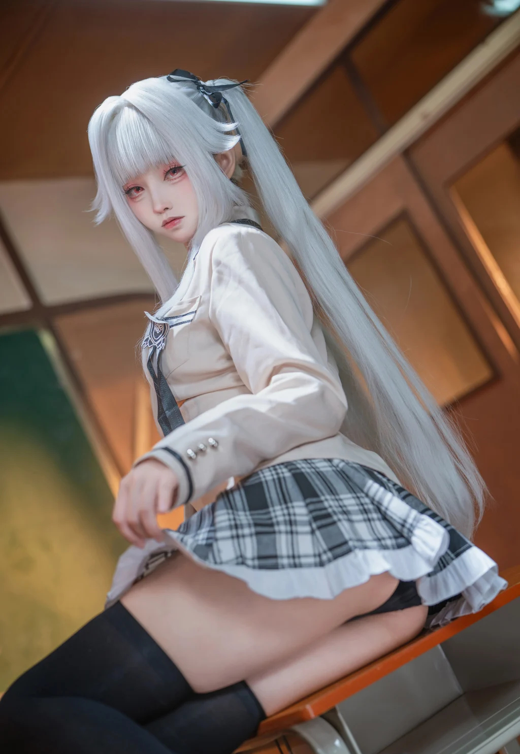 Coser@大大卷卷小卷: 美少女万华镜 篝之雾枝校服 (29 photos) - P16