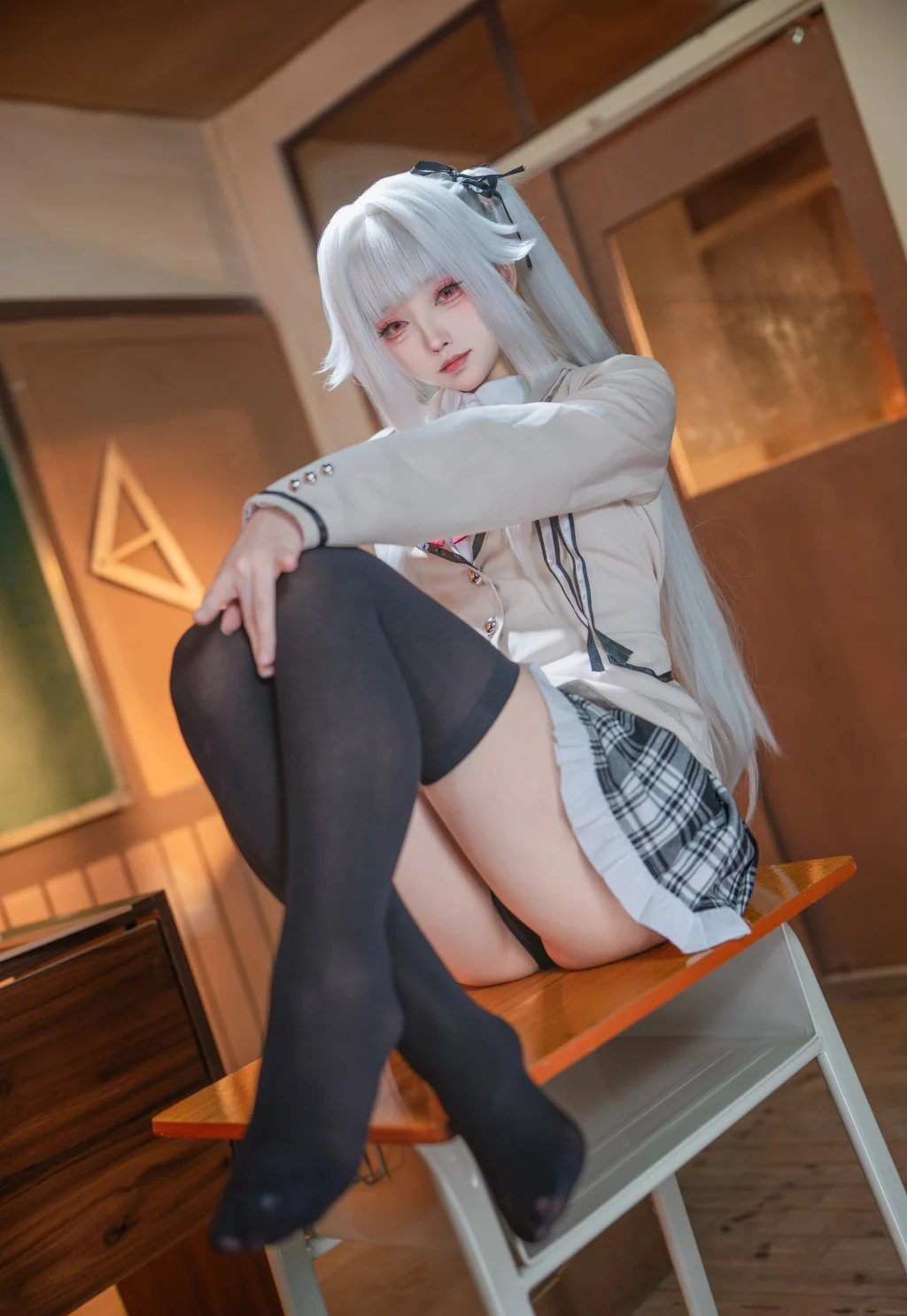 Coser@大大卷卷小卷: 美少女万华镜 篝之雾枝校服 (29 photos) - P12
