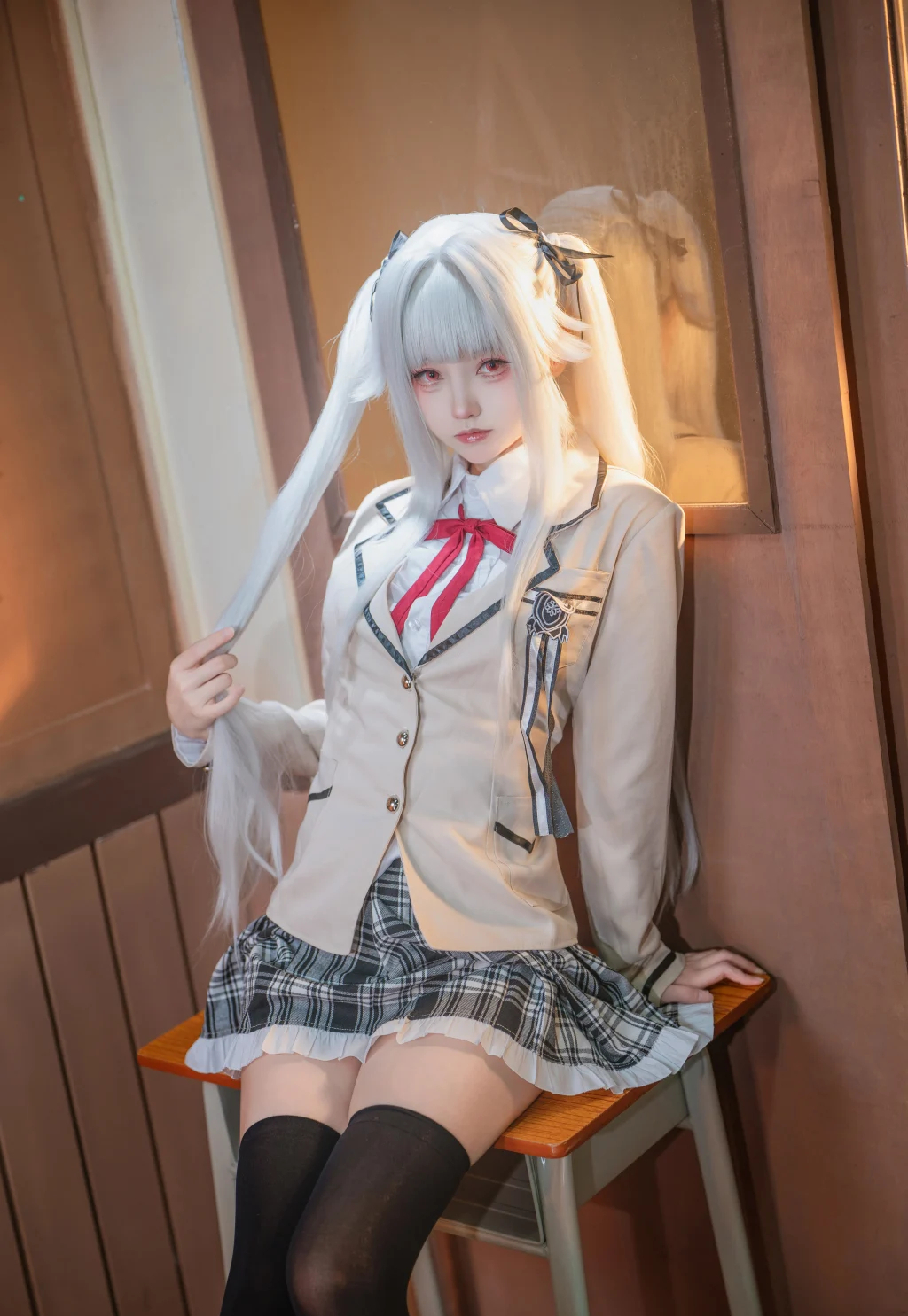 Coser@大大卷卷小卷: 美少女万华镜 篝之雾枝校服 (29 photos) - P23