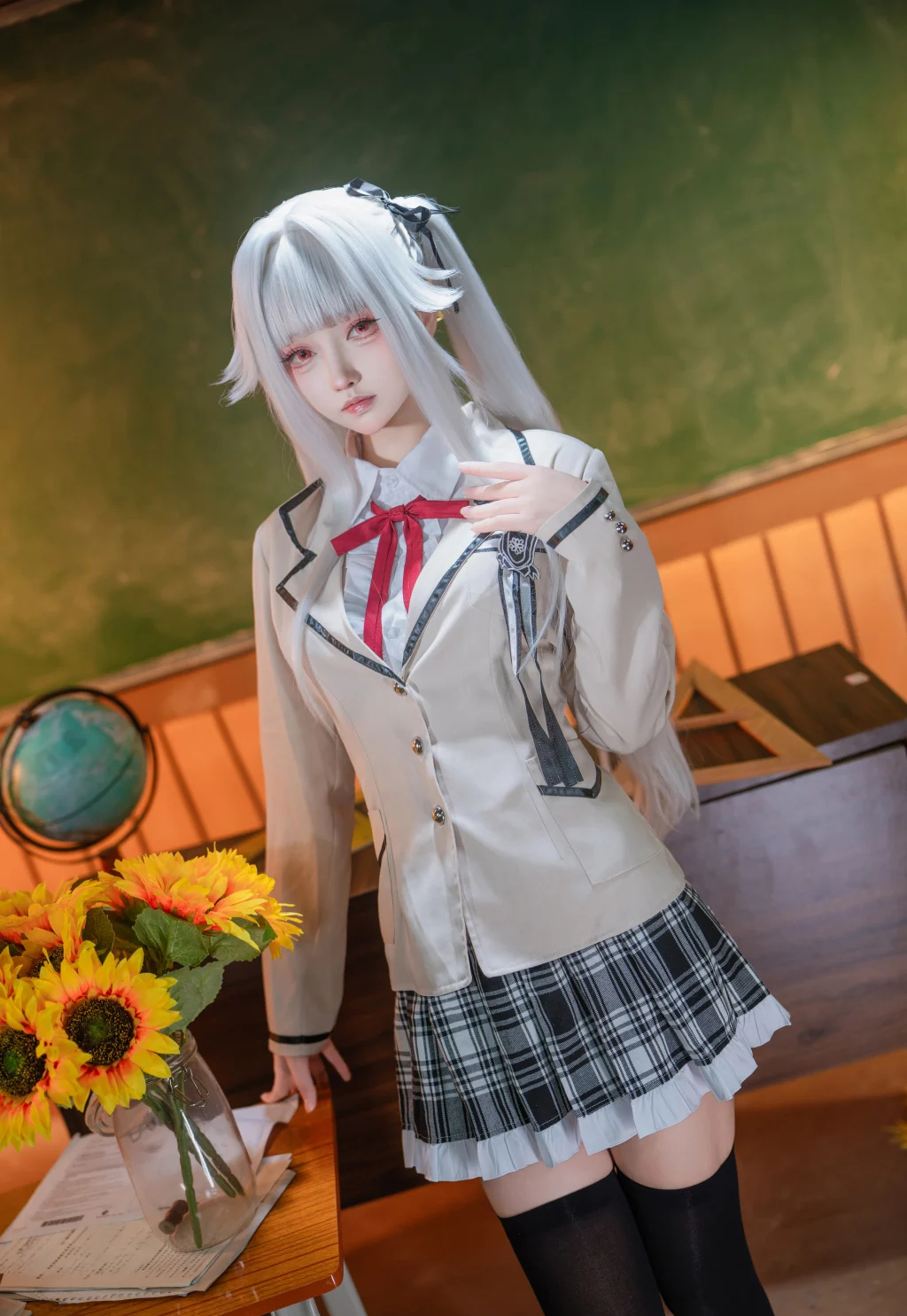 Coser@大大卷卷小卷: 美少女万华镜 篝之雾枝校服 (29 photos) - P1