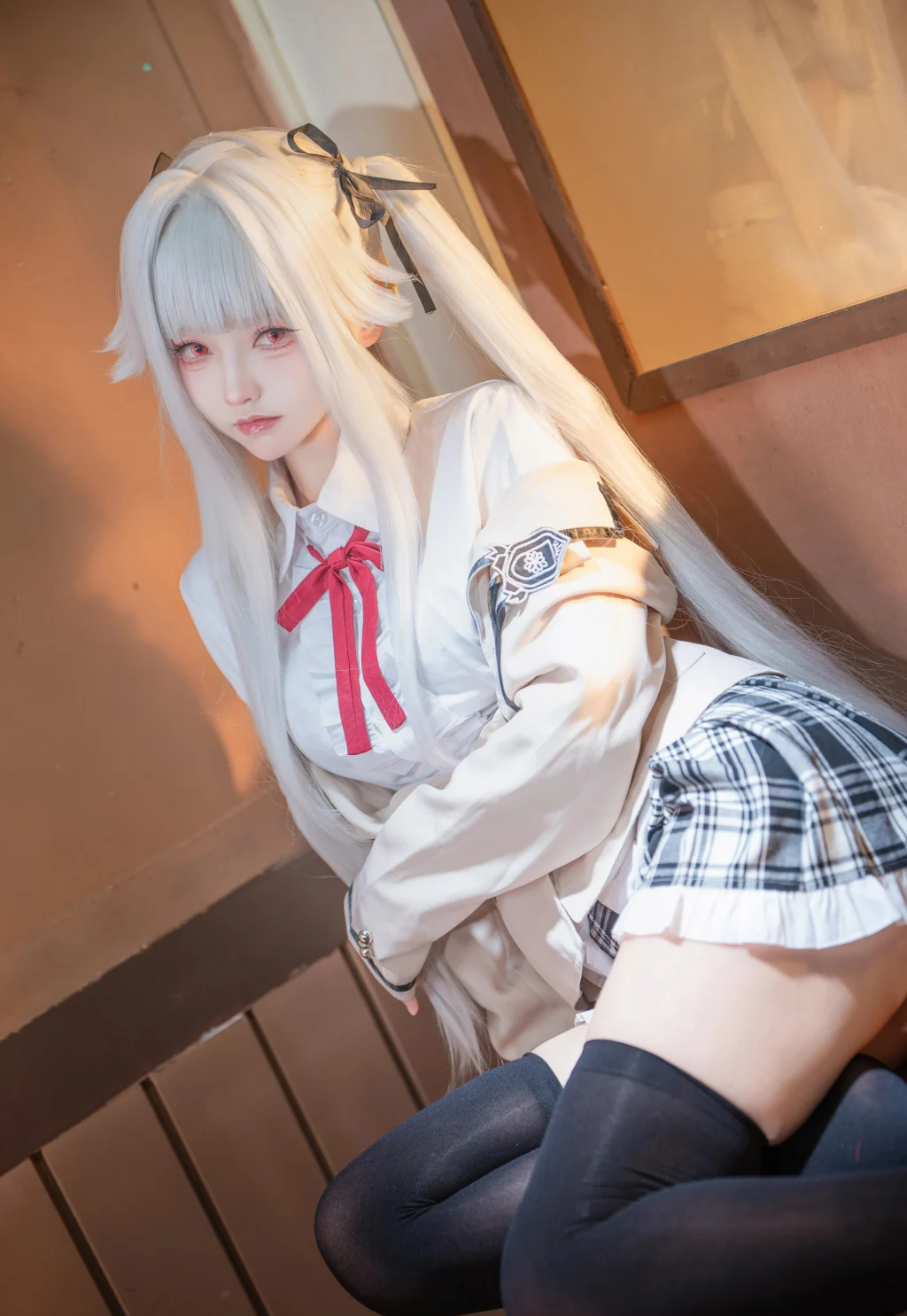 Coser@大大卷卷小卷: 美少女万华镜 篝之雾枝校服 (29 photos) - P4