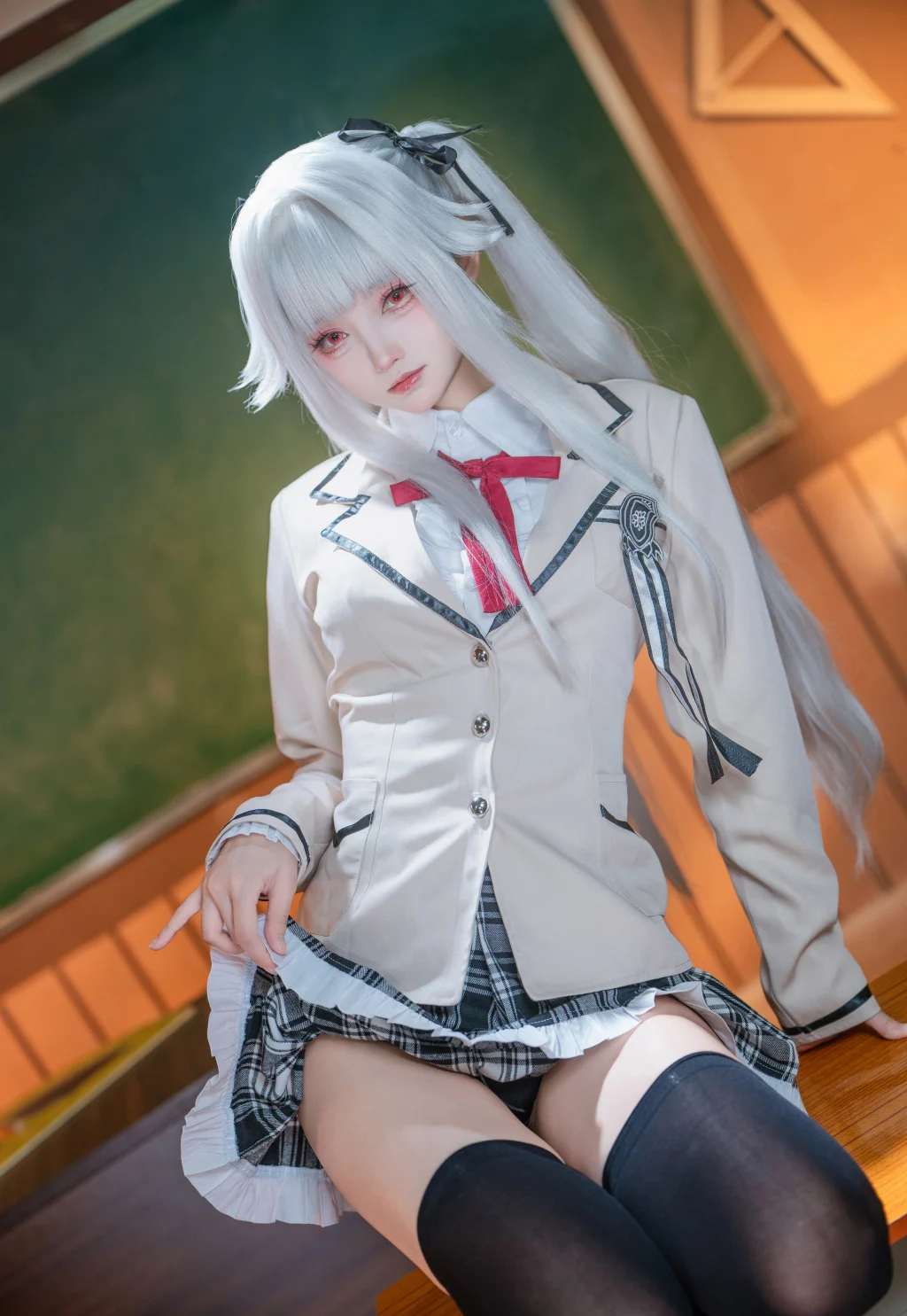 Coser@大大卷卷小卷: 美少女万华镜 篝之雾枝校服 (29 photos) - P18