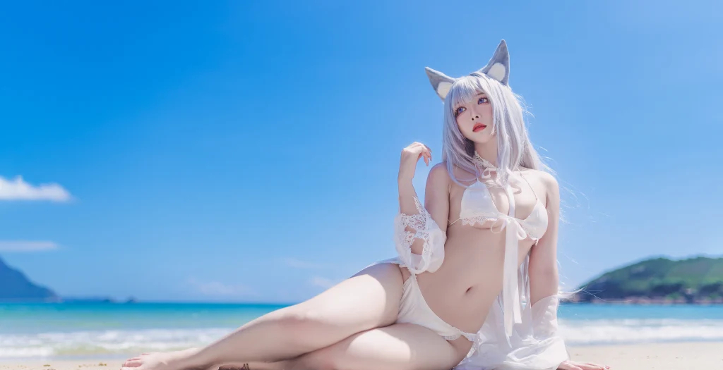 Coser@宫本桜: 碧蓝航线 信浓 白沙幽梦 (20 photos) - P1