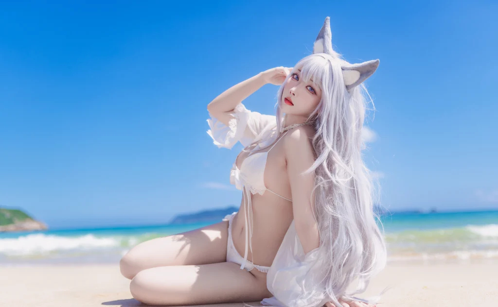 Coser@宫本桜: 碧蓝航线 信浓 白沙幽梦 (20 photos) - P19