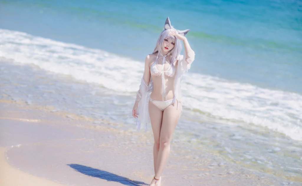 Coser@宫本桜: 碧蓝航线 信浓 白沙幽梦 (20 photos) - P17