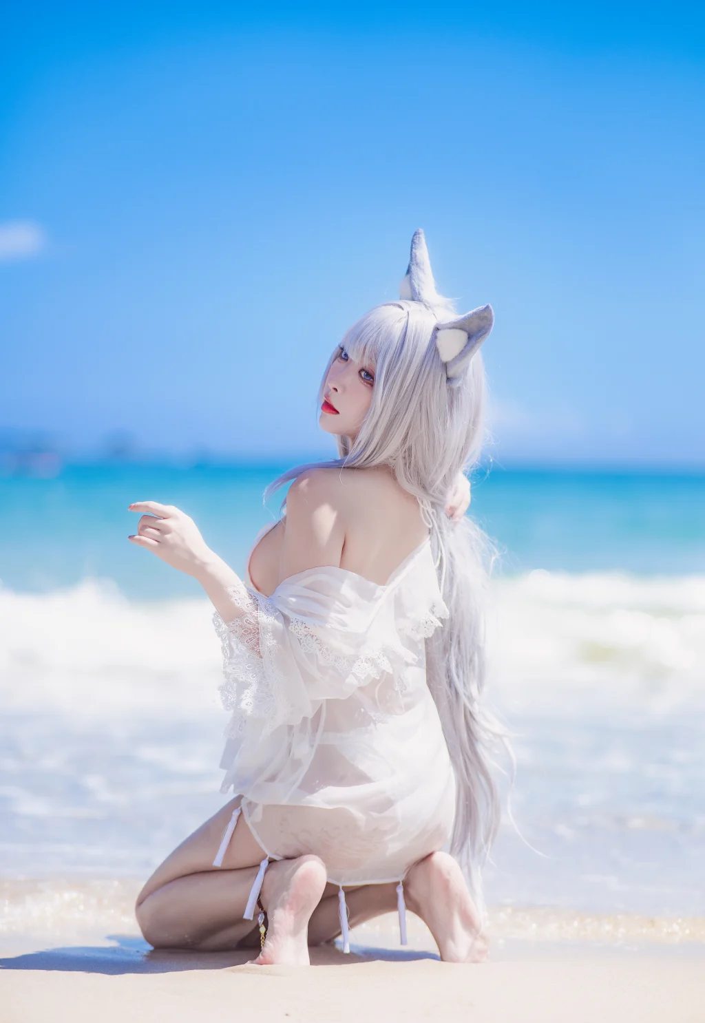 Coser@宫本桜: 碧蓝航线 信浓 白沙幽梦 (20 photos) - P13