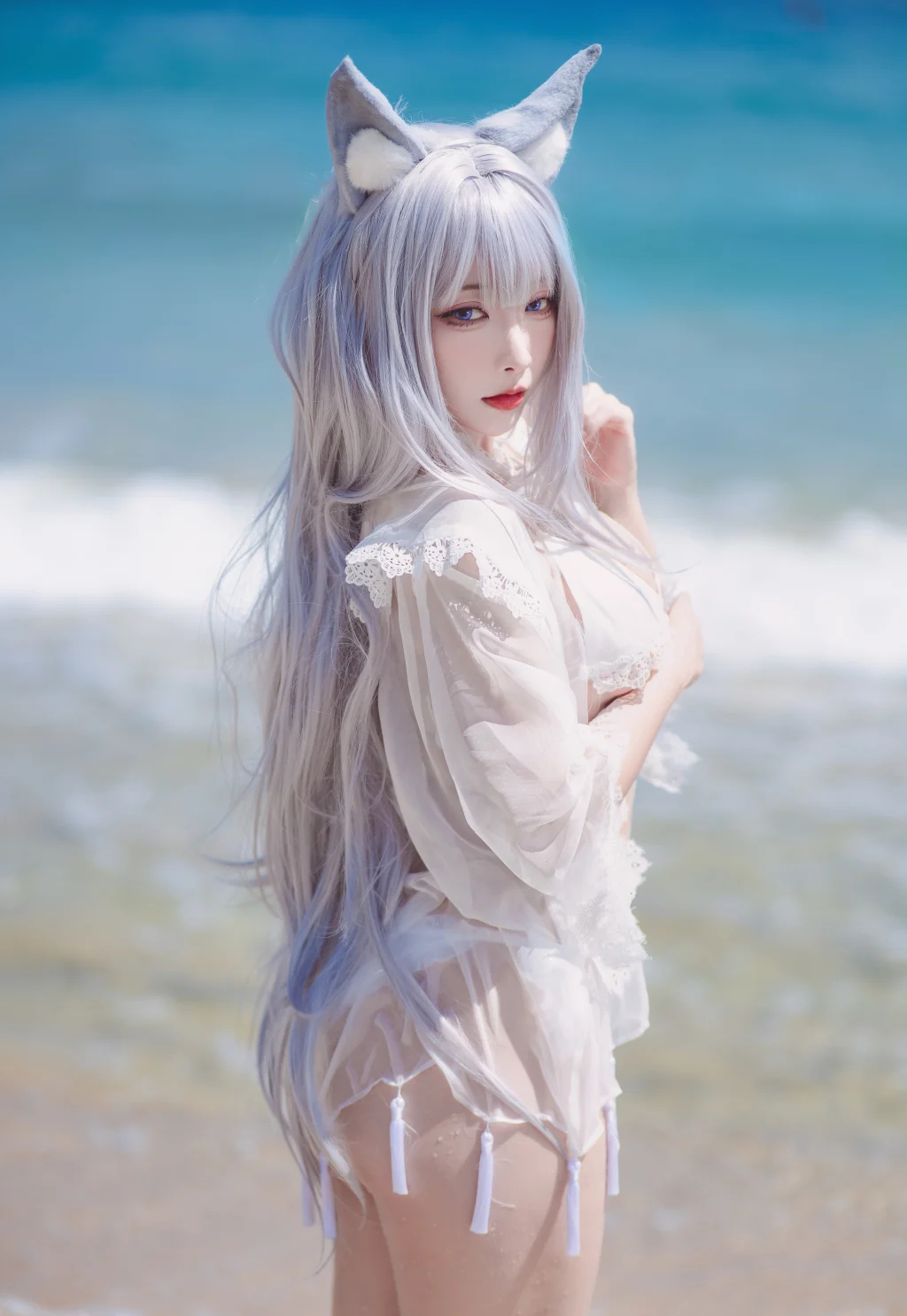 Coser@宫本桜: 碧蓝航线 信浓 白沙幽梦 (20 photos) - P20