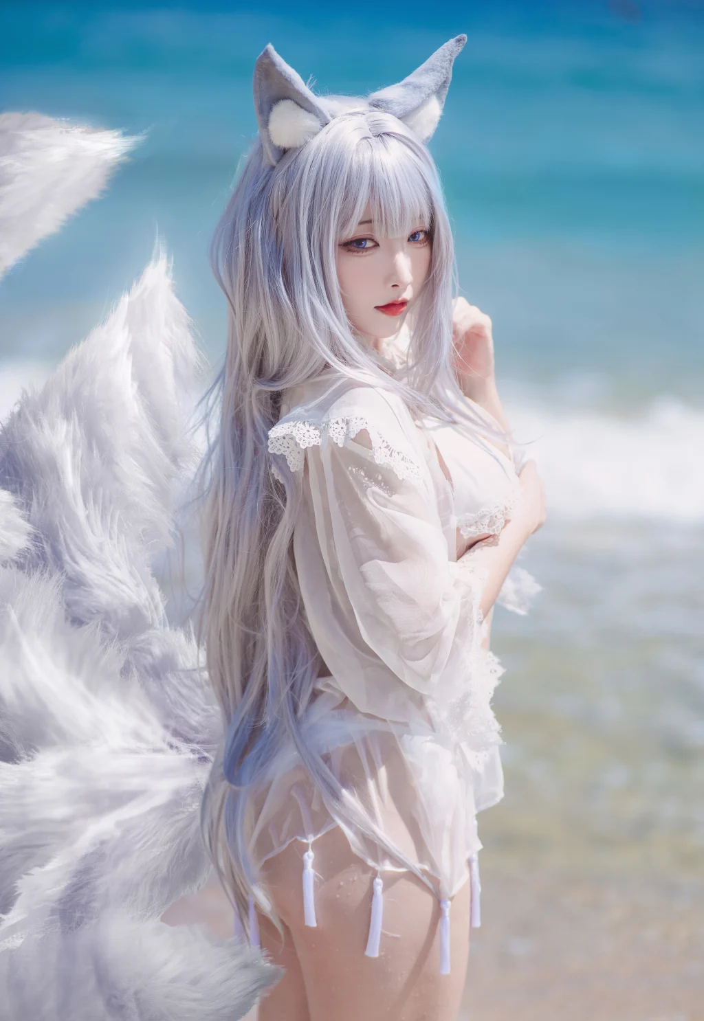 Coser@宫本桜: 碧蓝航线 信浓 白沙幽梦 (20 photos) - P16