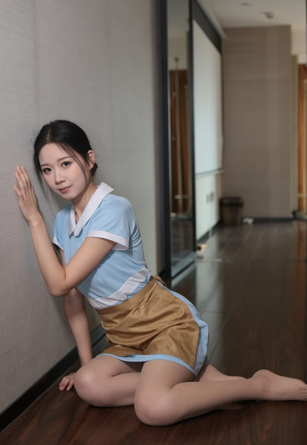 [Private Photoshoot] 仙草: 好利来制服 (524 photos) - P14