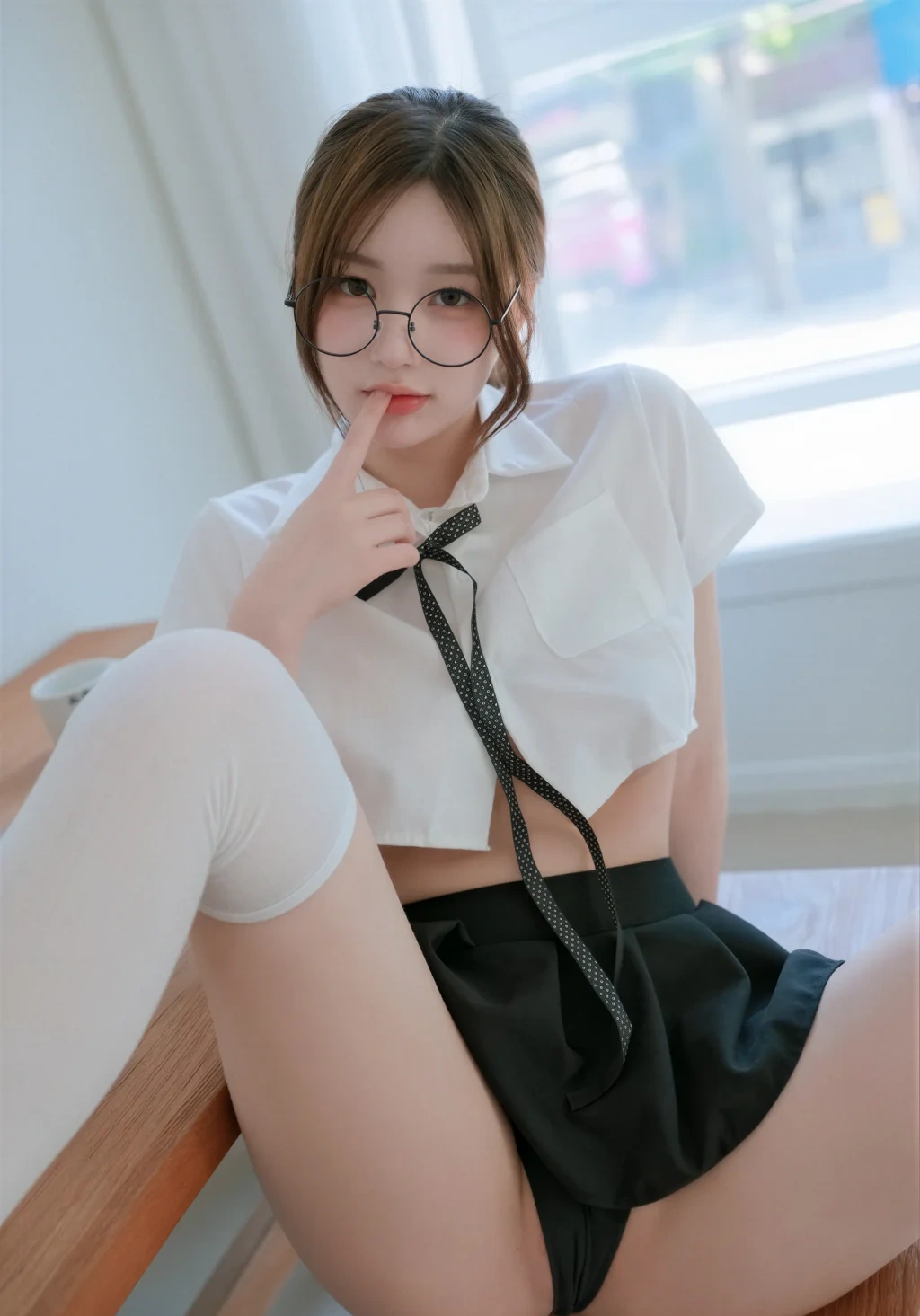 [AI Enhanced] 김주영 x Yoppi: Shy Girl - P28