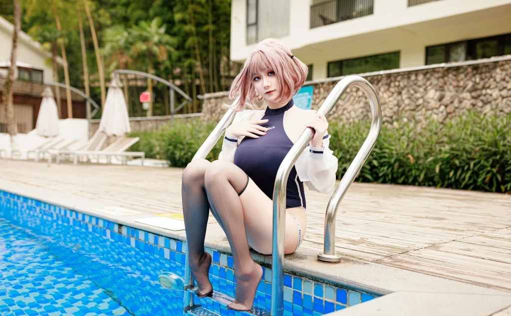 Coser@阿雪雪: 盛夏水泳 (25 photos) - P5