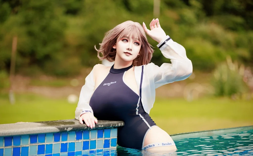 Coser@阿雪雪: 盛夏水泳 (25 photos) - P9