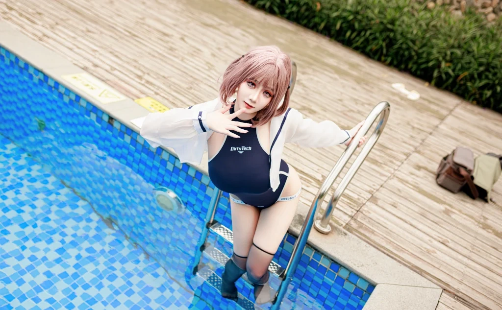 Coser@阿雪雪: 盛夏水泳 (25 photos) - P4