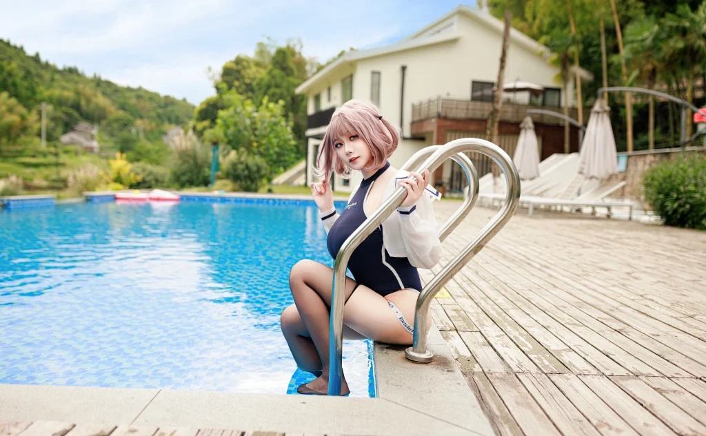 Coser@阿雪雪: 盛夏水泳 (25 photos) - P24